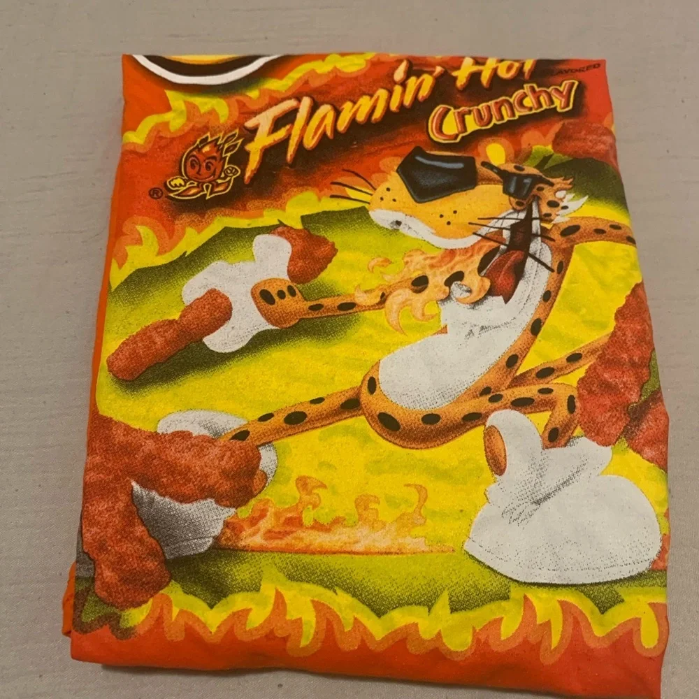Flamin' Hot Crunchy Kids T-Shirt - Bold Orange